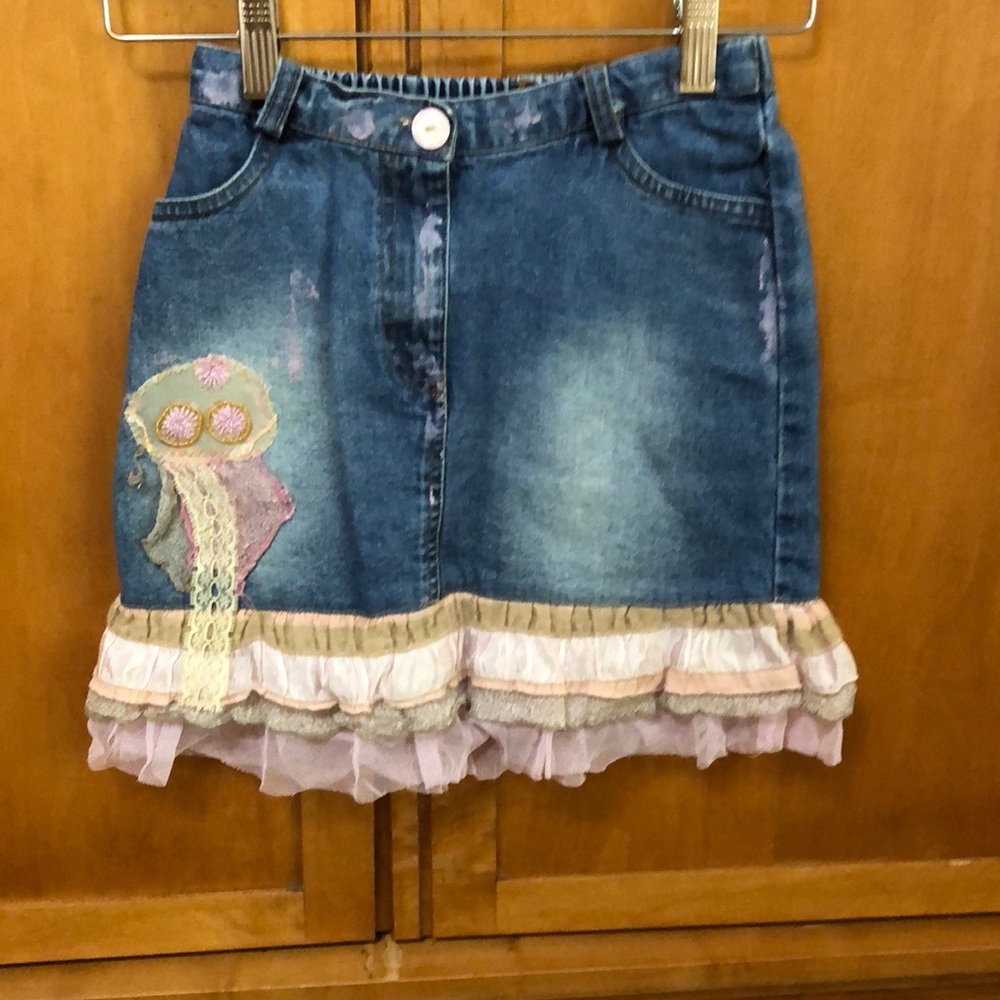 Denim skirt size 6X